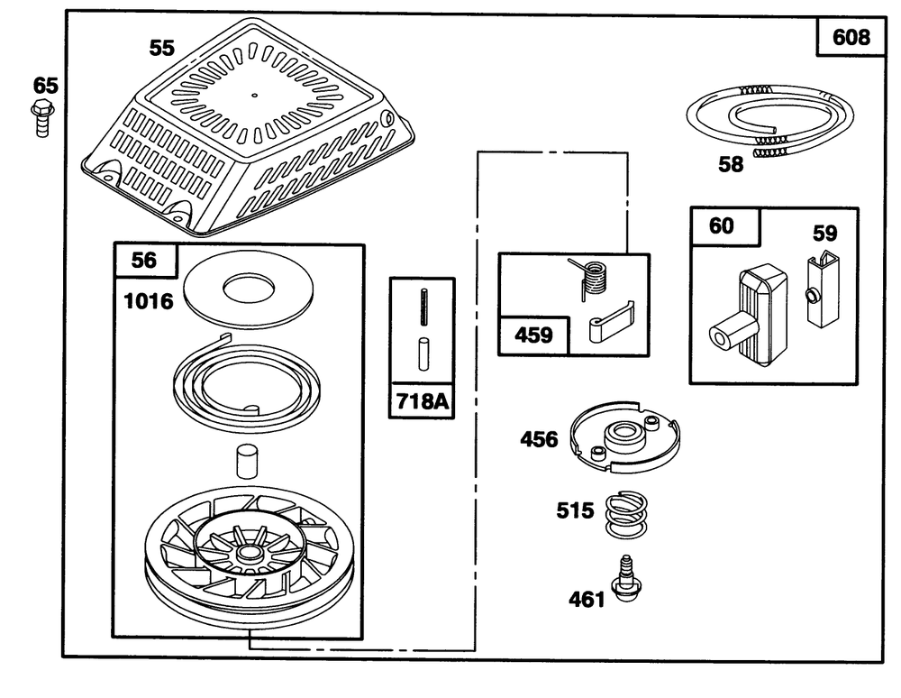 Engine Gts 150 Model 97772-0118-02 Model 97772-0318-A2 Diagram and Parts List for 20464 5900001 - 5999999 Toro Lawn Mower