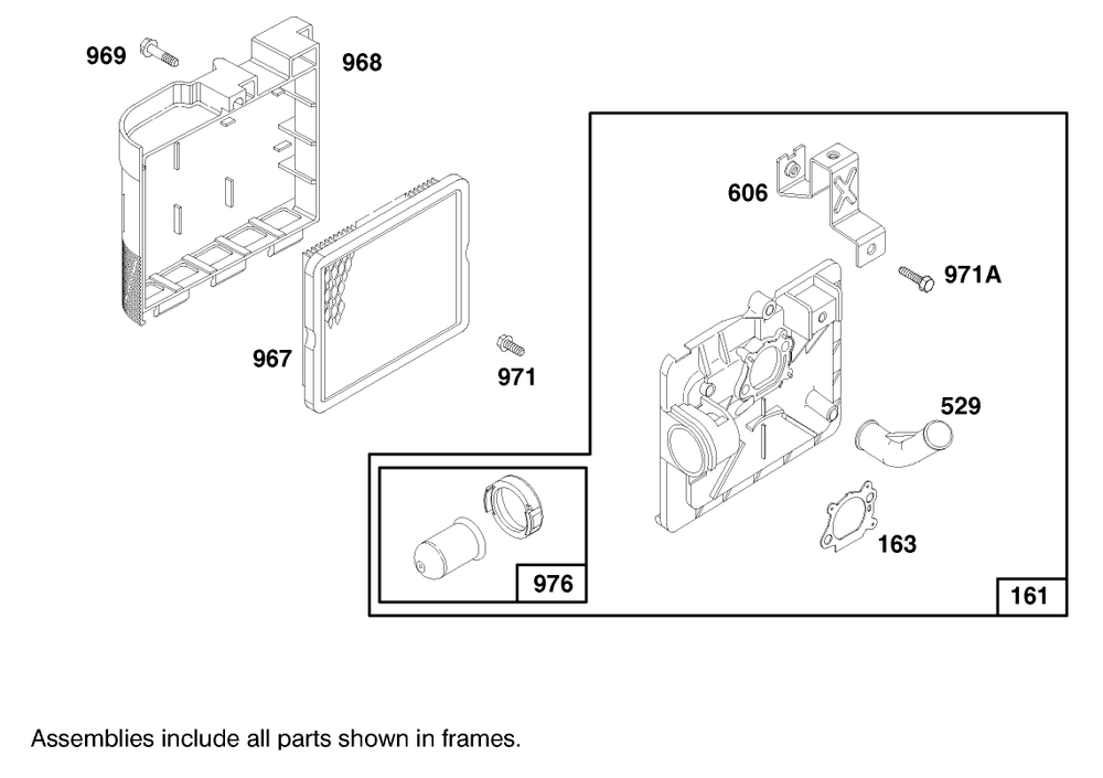 Engine Briggs & Stratton Model 12h807-0660-01 Diagram and Parts List for 20480 7900001 - 7999999 Toro Lawn Mower