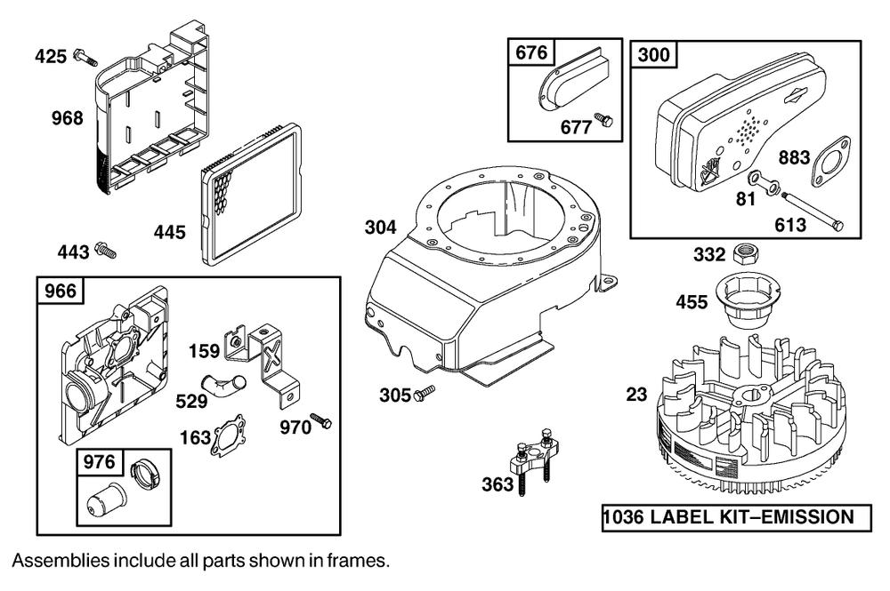 Engine Briggs & Stratton Model 12h802-1767-E1 Diagram and Parts List for 20030 9900001 - 9999999 Toro Lawn Mower