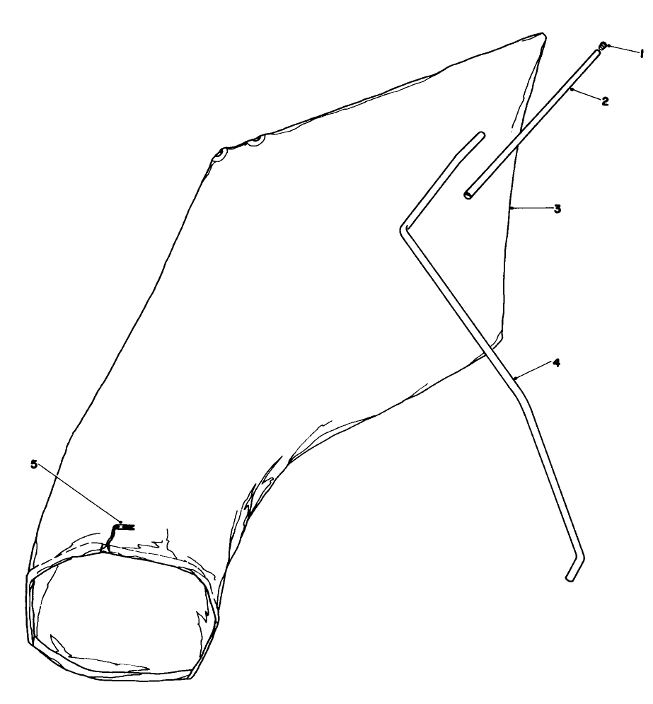 Giant Bagging Kit No. 29-9750 (Optional) Diagram and Parts List for 16330 4000001 - 4999999 Toro Lawn Mower