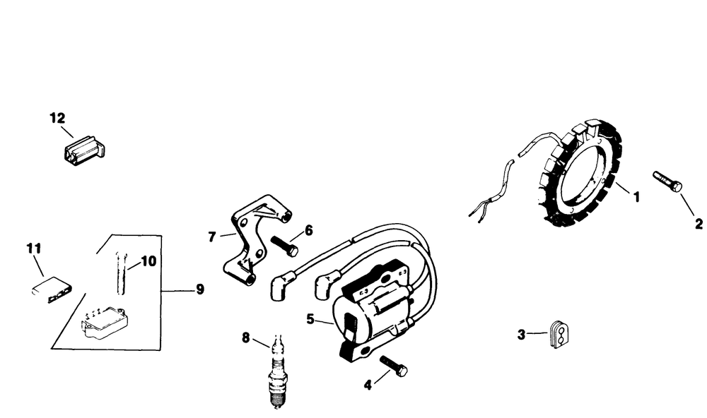 Ignition-Engine Kohler Model No. M18qs-24657 (Continued) Diagram and Parts List for 30718 2000001 - 2999999 Toro Lawn Tractor
