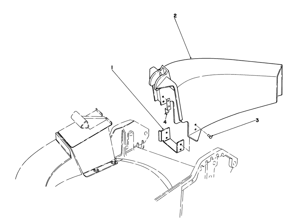 Side Discharge Kit No. 59107 (Optional) Diagram and Parts List for 20586 8000001 - 8999999 Toro Lawn Mower