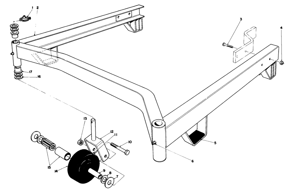 Cutting Unit Model No. 30753 (Continued) Diagram and Parts List for 30754 60402 - 69999 Toro Lawn Tractor