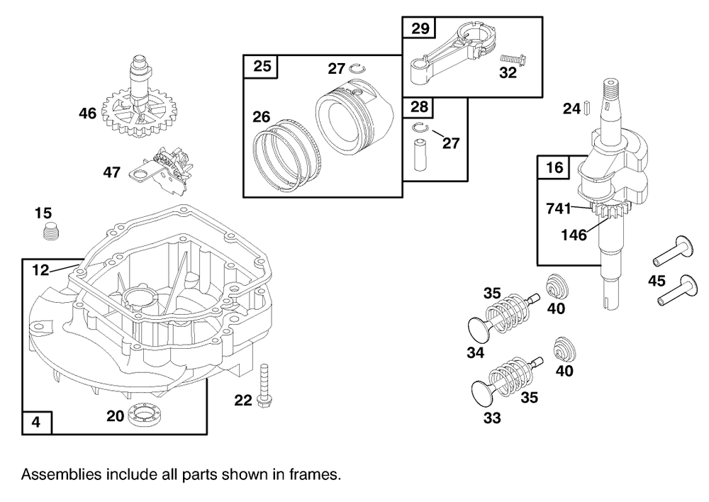 Engine Briggs & Stratton Model 12f802-1767-E1 Diagram and Parts List for 20808 8900001 - 8999999 Toro Lawn Mower