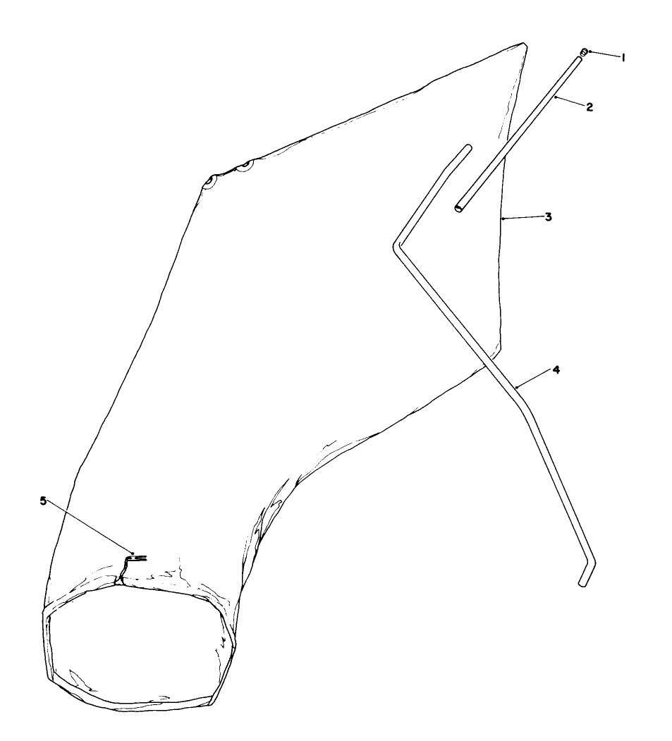 Giant Bagging Kit No. 29-9750 (Optional) Diagram and Parts List for 16576 0000001 - 0999999 Toro Lawn Mower