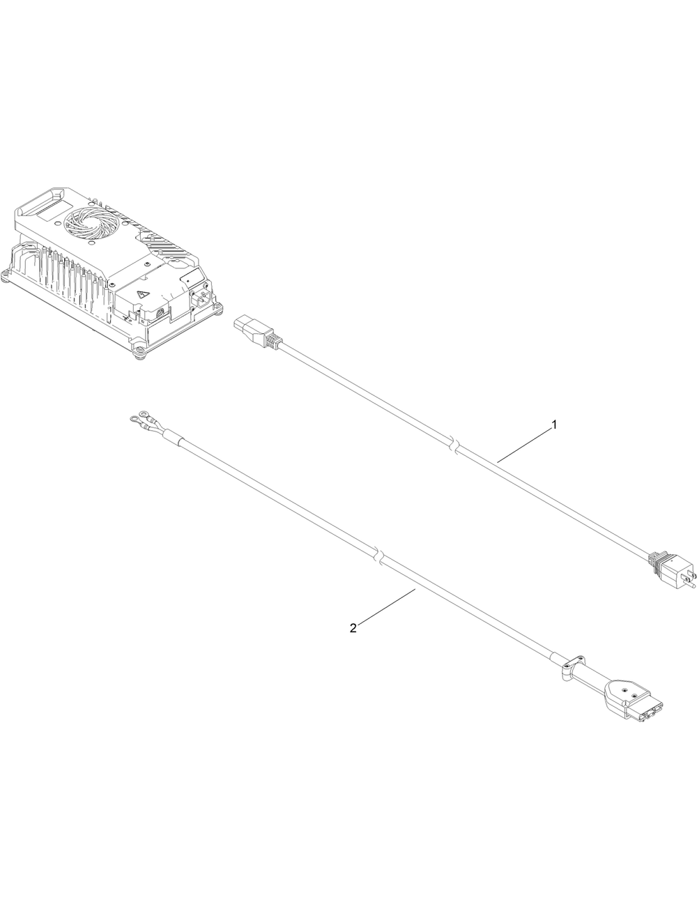 Battery Charger Assembly No. 147-1677 Diagram and Parts List for 18752 400000000 - 414889586 Toro Lawn Tractor