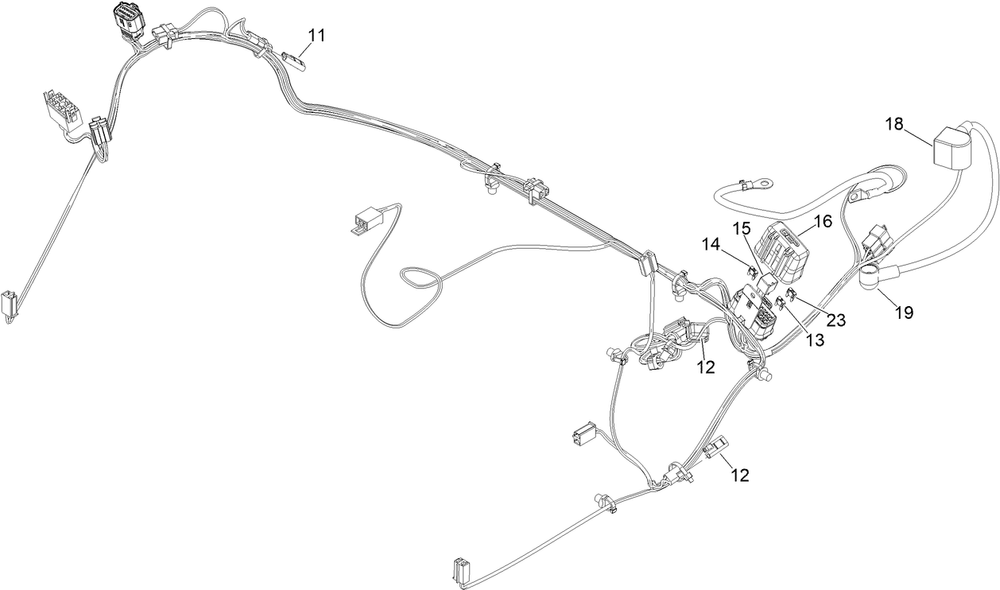 Wire Harness Assembly No. 147-2363 Diagram and Parts List for 77294TA 400000000 - 414801564 Toro Lawn Tractor