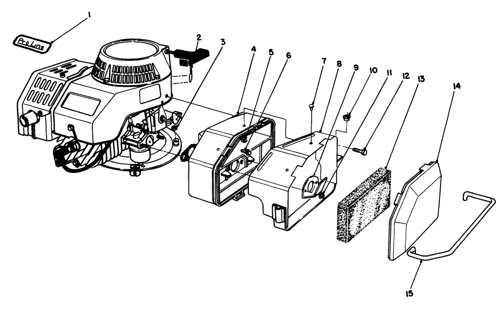 Engine Assembly Diagram and Parts List for 22025 9000001 - 9999999 Toro Lawn Mower