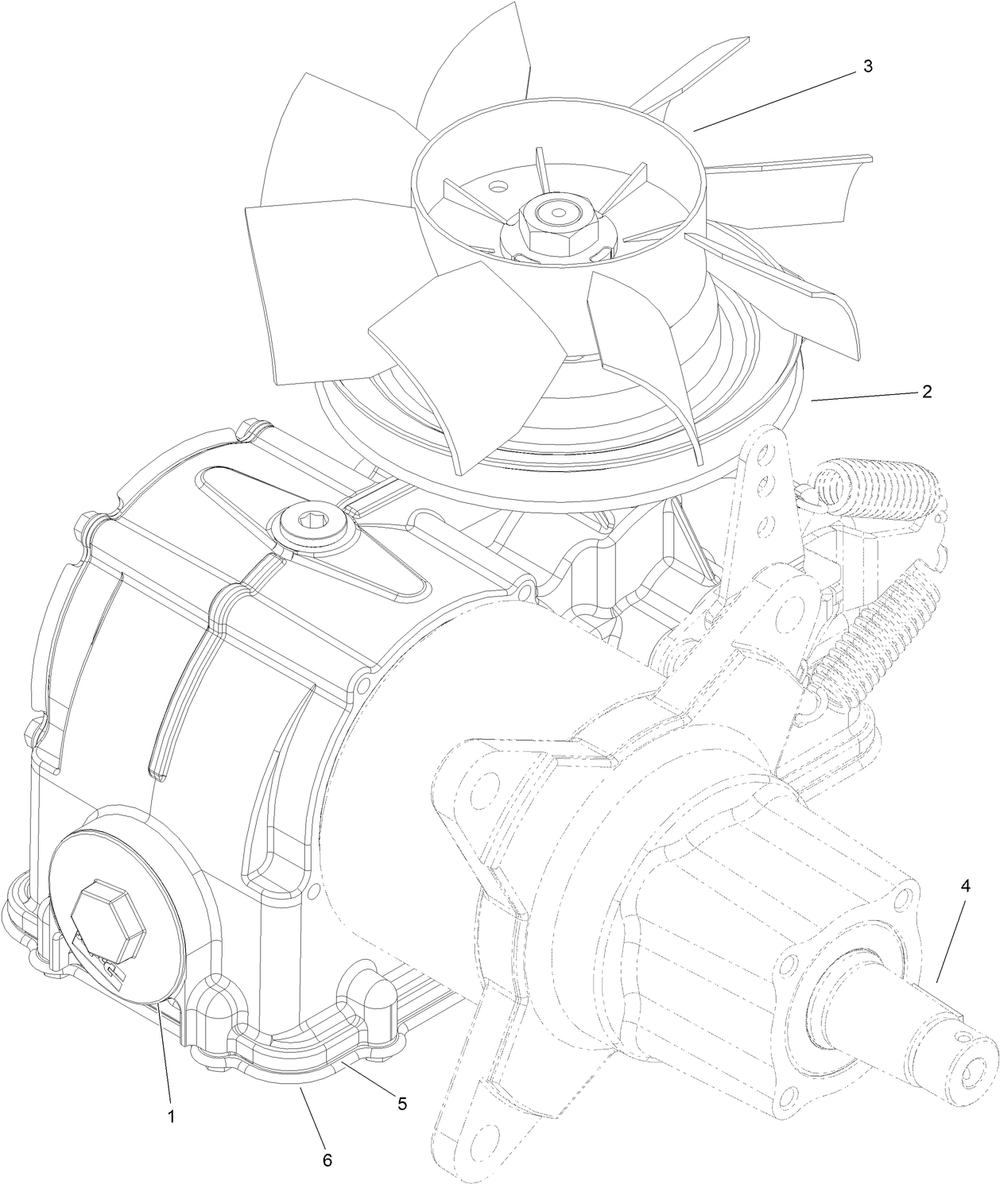 Rh Hydro Transaxle Assembly No. 132-8803 Diagram and Parts List for 68138G 412896904 - 415399999 Toro Cement Mixer