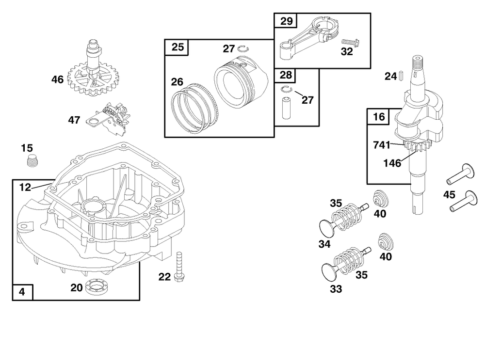 Engine Briggs & Stratton Model 12f802-1767-E1 Diagram and Parts List for 20809 8900001 - 8999999 Toro Lawn Mower