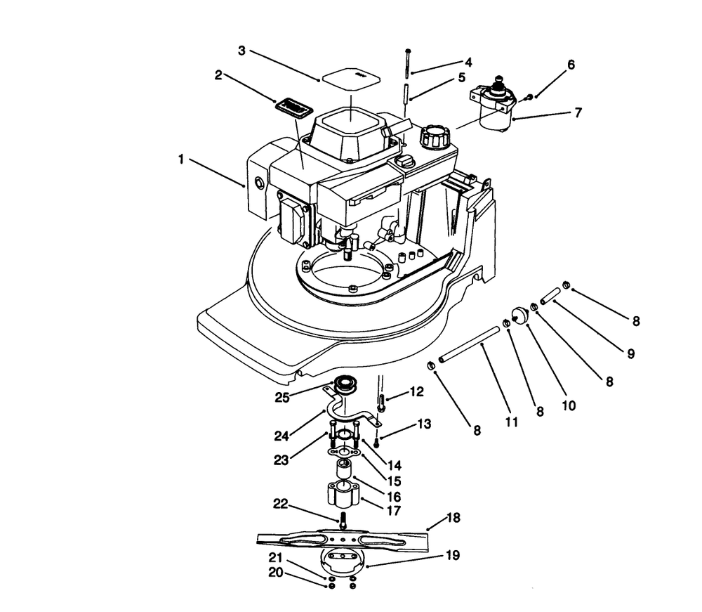 Engine Assembly Diagram and Parts List for 20926B 2000001 - 2999999 Toro Lawn Mower