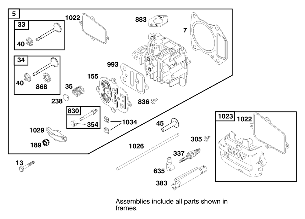 Engine Gts-200 Diagram and Parts List for 26638 8900001 - 8999999 Toro Lawn Mower