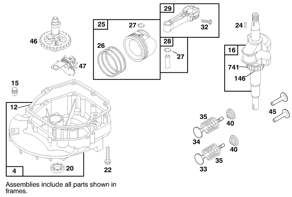 Engine Briggs & Stratton Model 12h802-1758-E1 Diagram and Parts List for 20489 8900001 - 8999999 Toro Lawn Mower