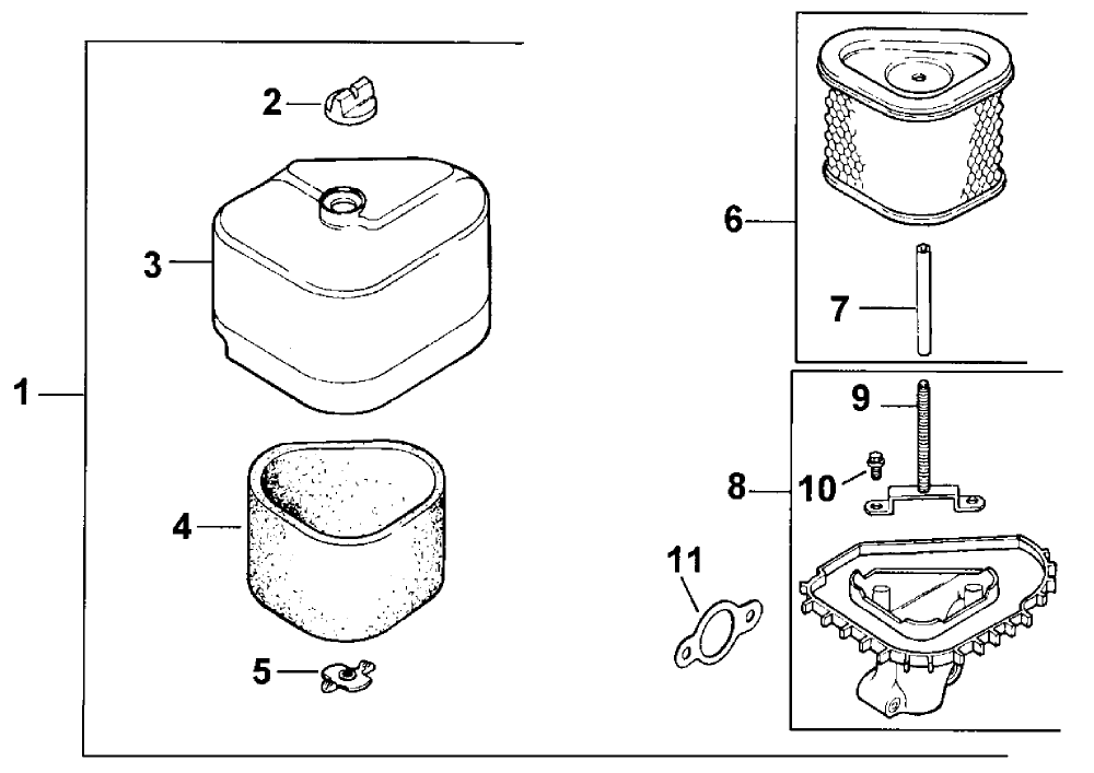 Air Cleaner Engine Kohler Model No. Cv15t Spec 41560 Diagram and Parts List for 30177 990001 - 991351 Toro Lawn Tractor Accessories