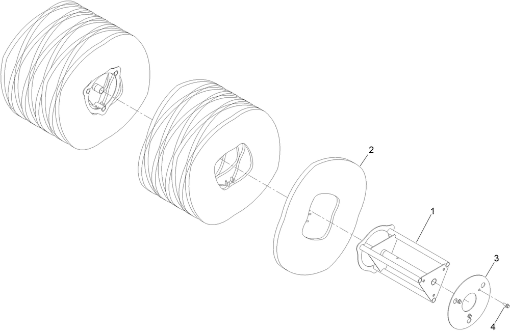 Broom Assembly Diagram and Parts List for 38701 411700000 - 999999999 Toro Power Broom