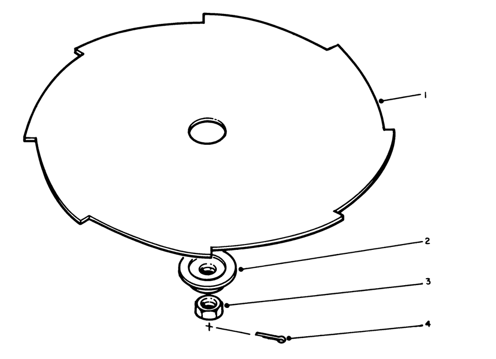 Metal Blade Adapter Kit (Optional) Diagram and Parts List for 51645 5000001 - 5999999 Toro Trimmer