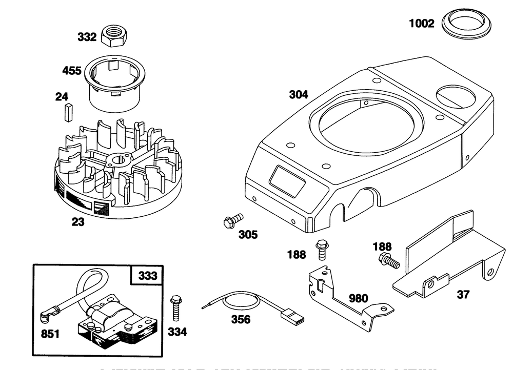 Engine Gts 150 (Model No. 20465 Only)(Model No. 97772-0310-A2) Diagram and Parts List for 20465 5900001 - 5999999 Toro Lawn Mower