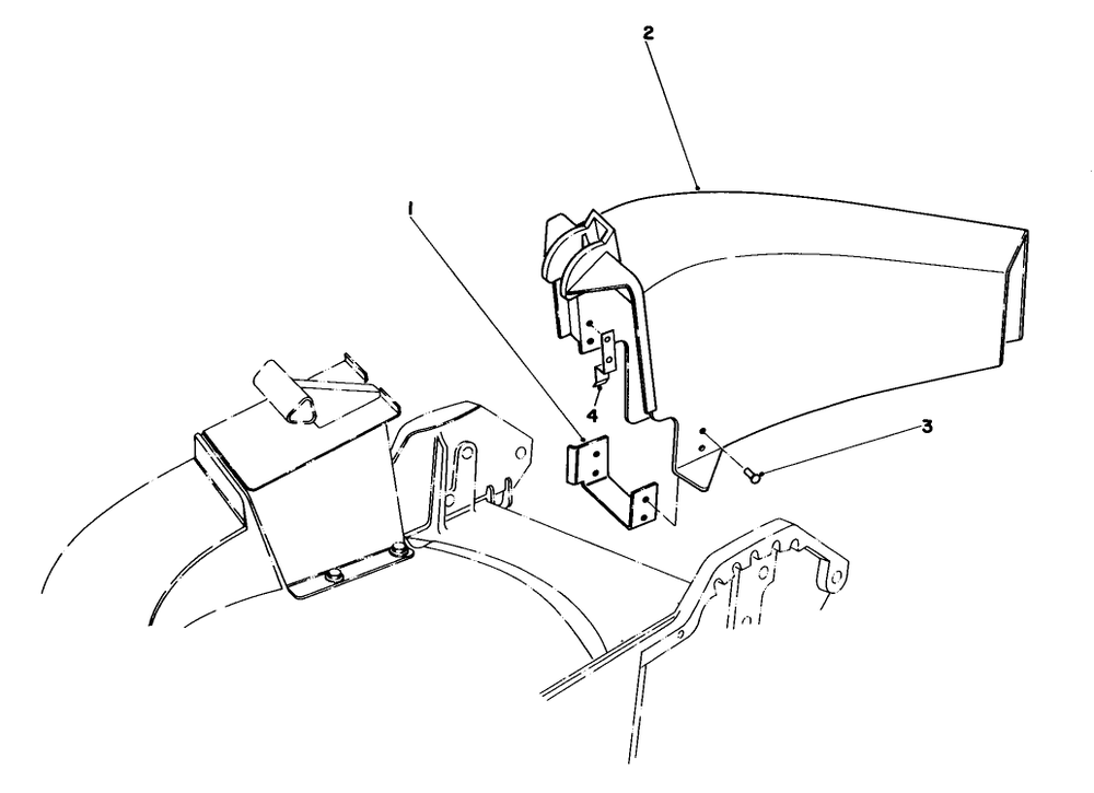 Side Discharge Kit No. 59107 (Optional) Diagram and Parts List for 20560 3000001 - 3999999 Toro Lawn Mower
