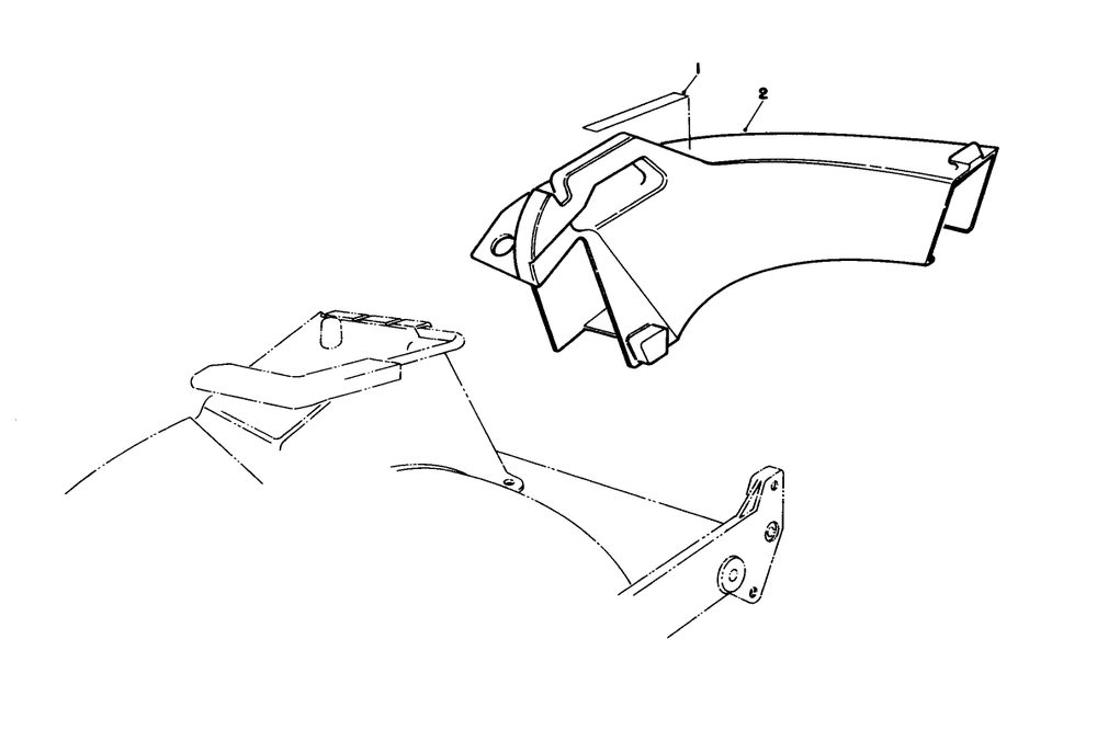 Side Discharge Chute Model No. 59110 (Optional) Diagram and Parts List for 20627C 8000001 - 8999999 Toro Lawn Mower