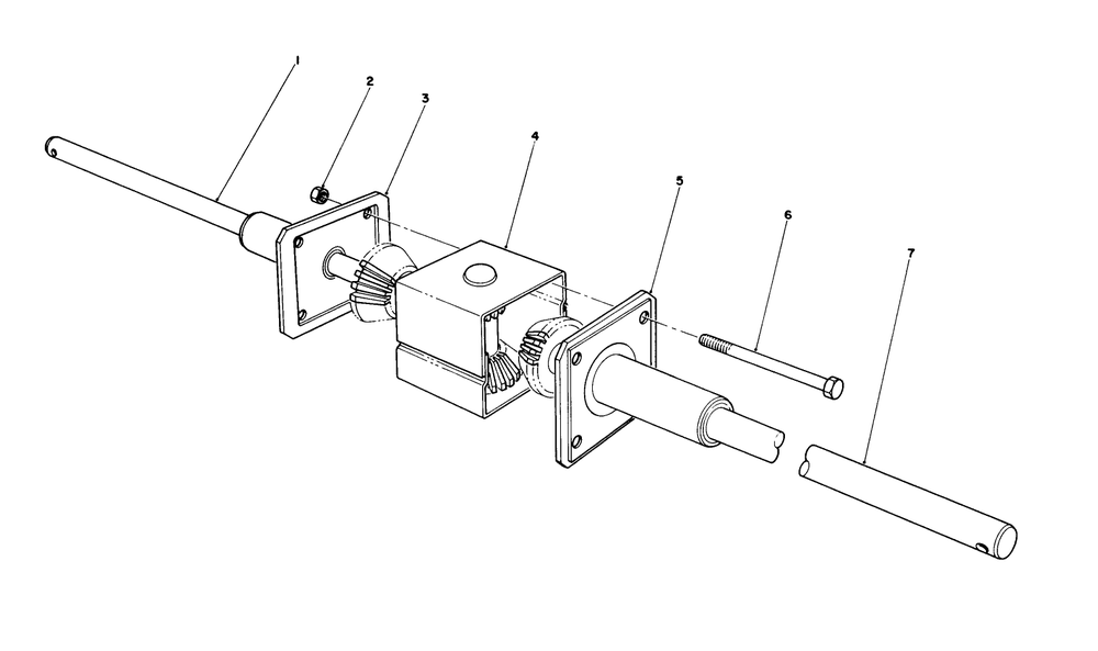 Differential Assembly Diagram and Parts List for 56125 7000001 - 7999999 Toro Lawn Tractor