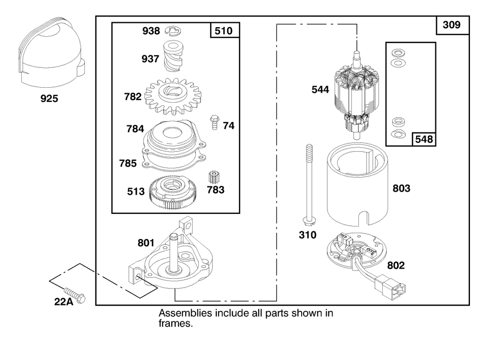 Engine Gts-150 Diagram and Parts List for 26636 7900001 - 7999999 Toro Lawn Mower