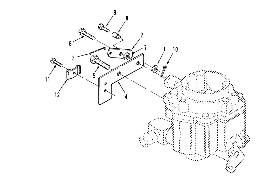 Choke Linkage Diagram and Parts List for 74140 590001 - 599999 Toro Lawn Tractor