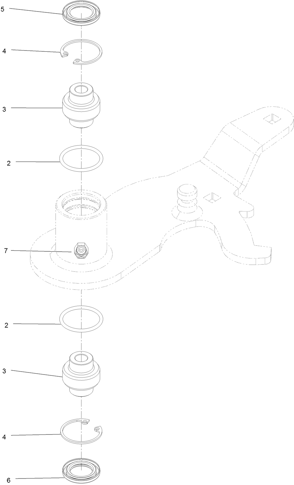 Idler Assembly No. 126-9435 Diagram and Parts List for 72098 400000000 - 411399999 Toro Lawn Tractor