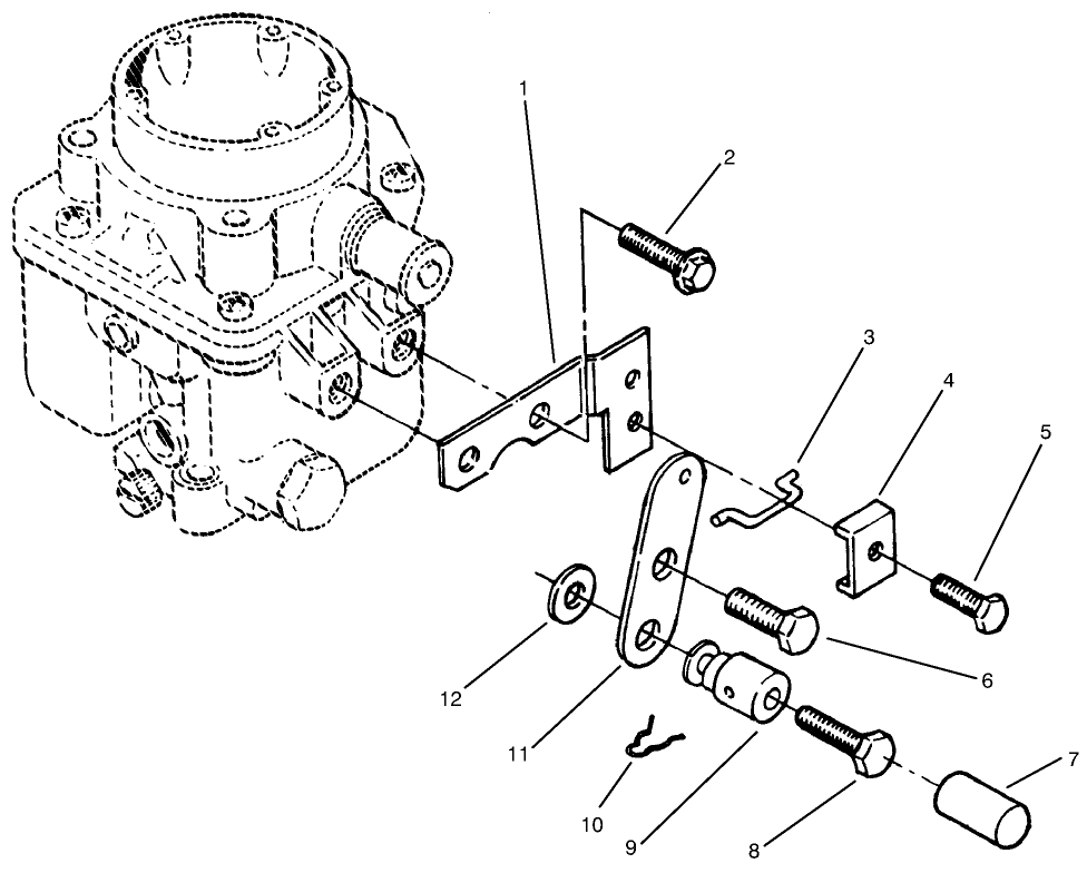 Choke Control Diagram and Parts List for 73423 7900001 - 7999999 Toro Lawn Tractor