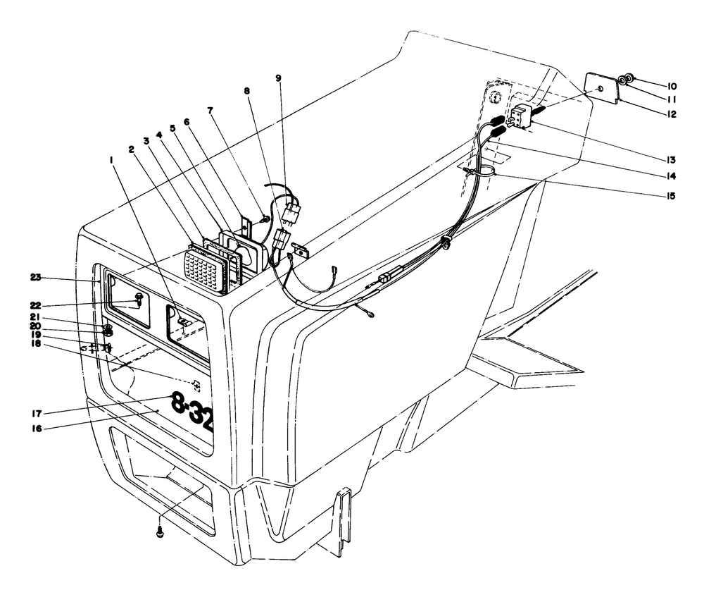 Headlight Kit No. 38-5760 (Optional) Diagram and Parts List for 57300 4000001 - 4999999 Toro Lawn Tractor