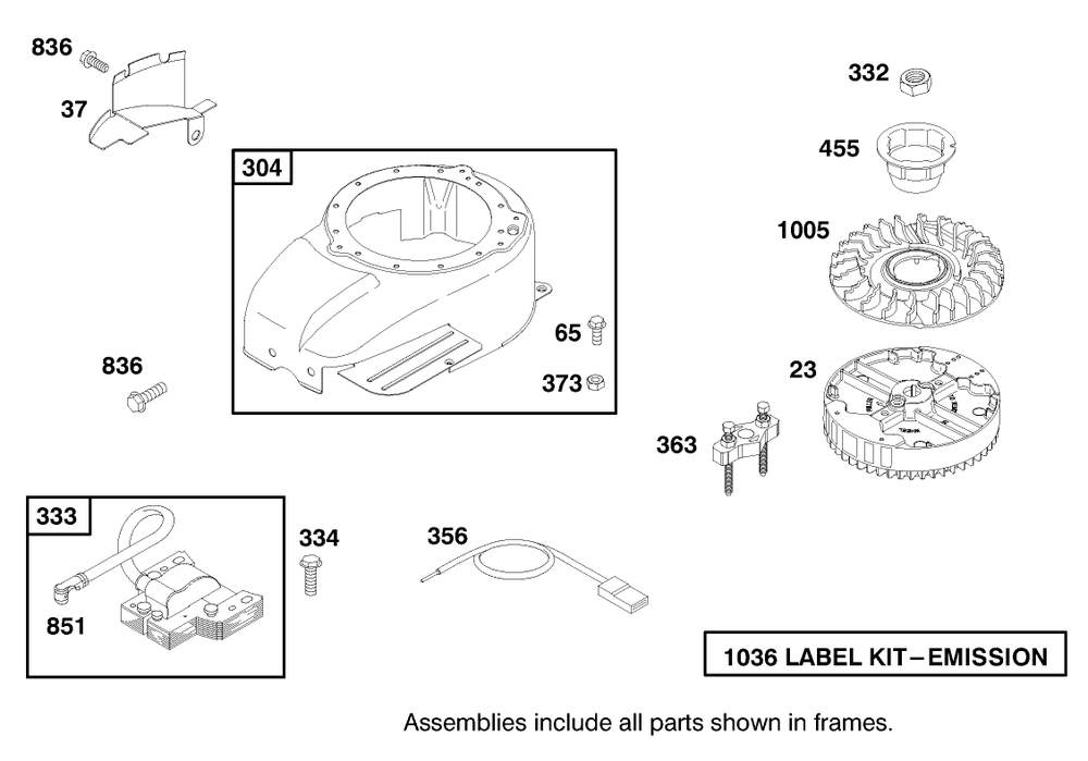 Engine Gts-200 Diagram and Parts List for 20786 9900001 - 9999999 Toro Lawn Mower