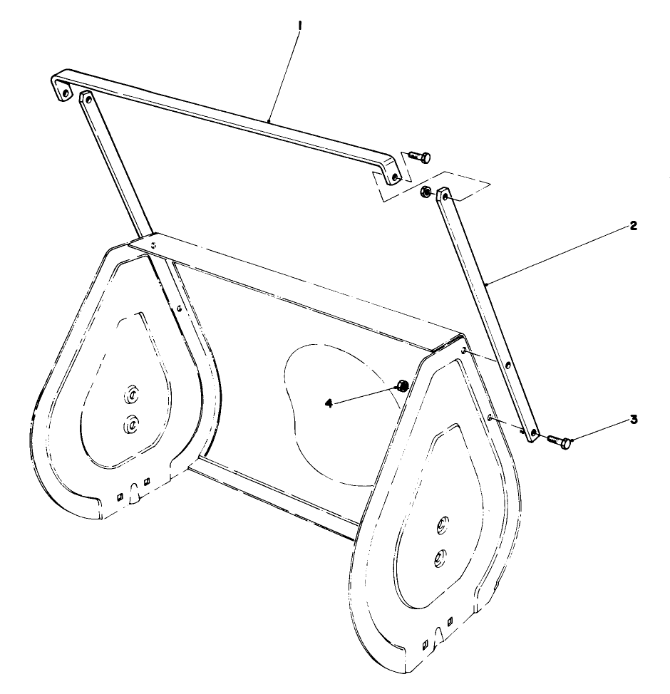 Drift Breaker Kit No. 37-7020 Diagram and Parts List for 38010 1000001 - 1999999 Toro Snow Blower
