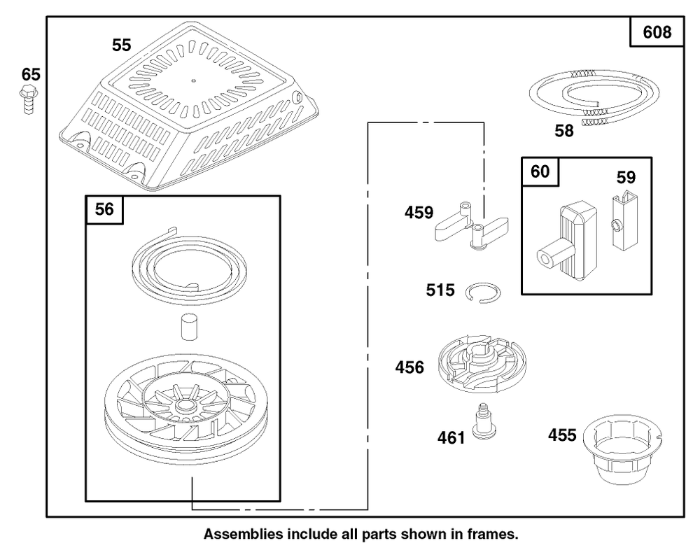 Engine Gts 150 Diagram and Parts List for 22141 790000001 - 799999999 Toro Lawn Mower