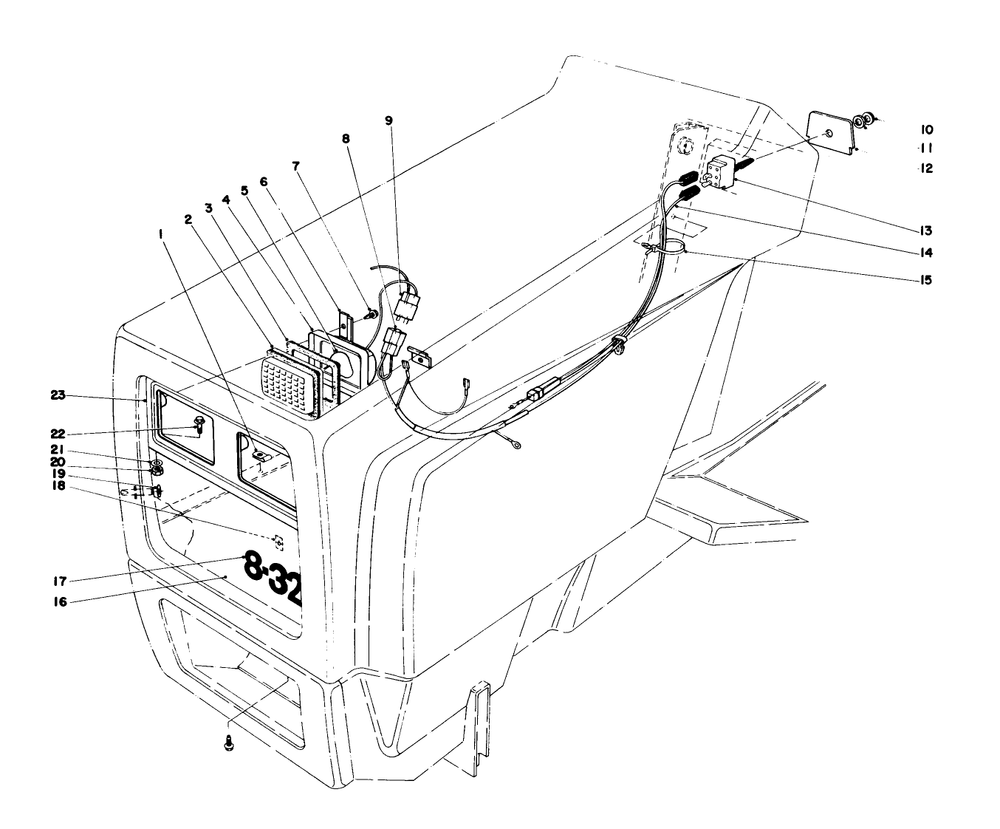 Headlight Kit No. 38-5760 (Optional) Diagram and Parts List for 57360 5000001 - 5999999 Toro Lawn Tractor