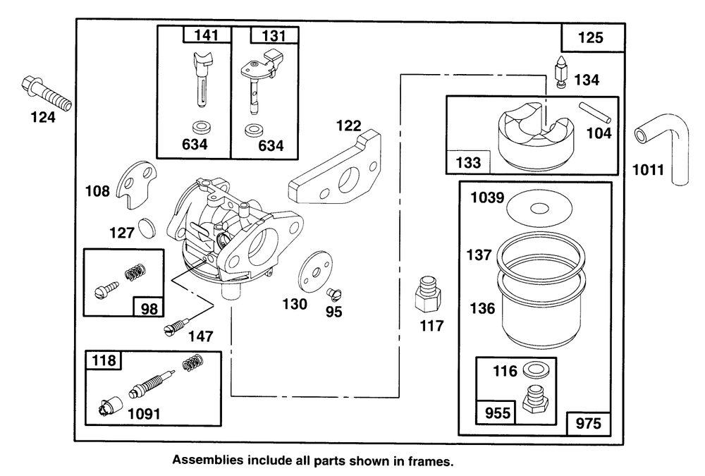 Engine Gts 150 Diagram and Parts List for 22150 6900001 - 6999999 Toro Lawn Mower