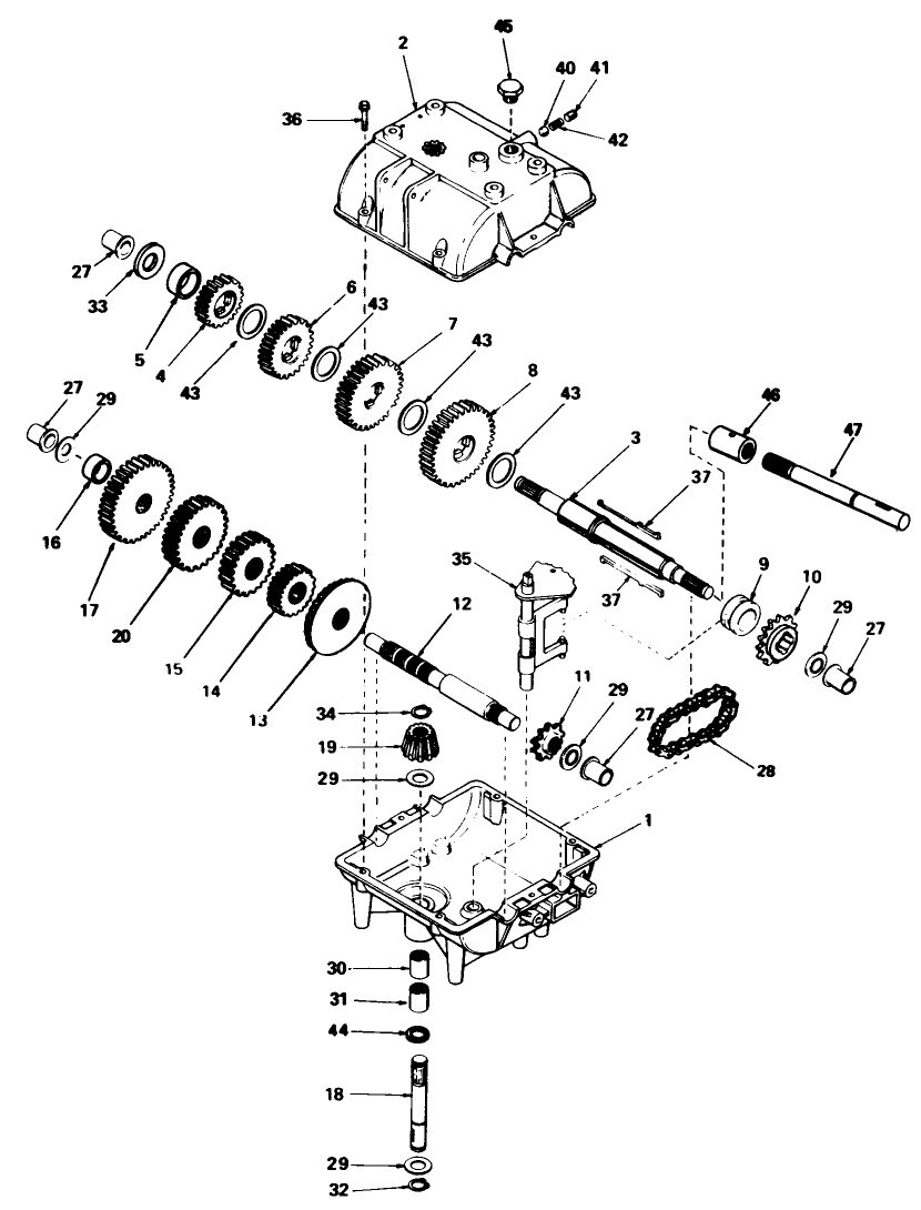 Peerless Transmission Model No. 787 Diagram and Parts List for 30102 9000001 - 9999999 Toro Lawn Tractor Accessories