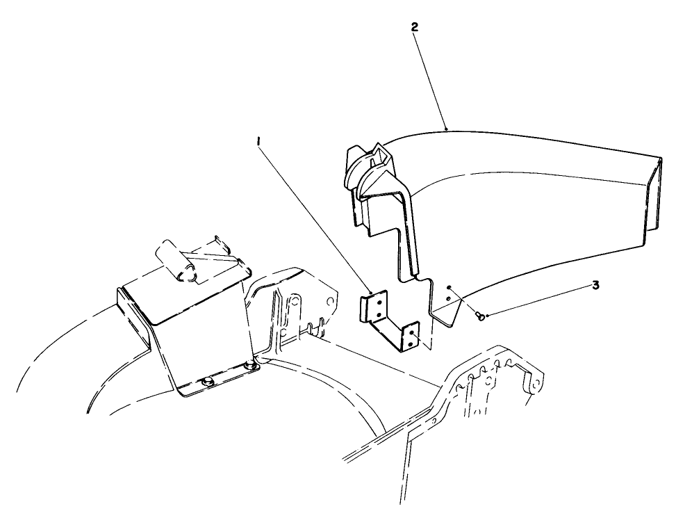 Side Discharge Kit No. 59107 (Optional) Diagram and Parts List for 20698 2000001 - 2999999 Toro Lawn Mower
