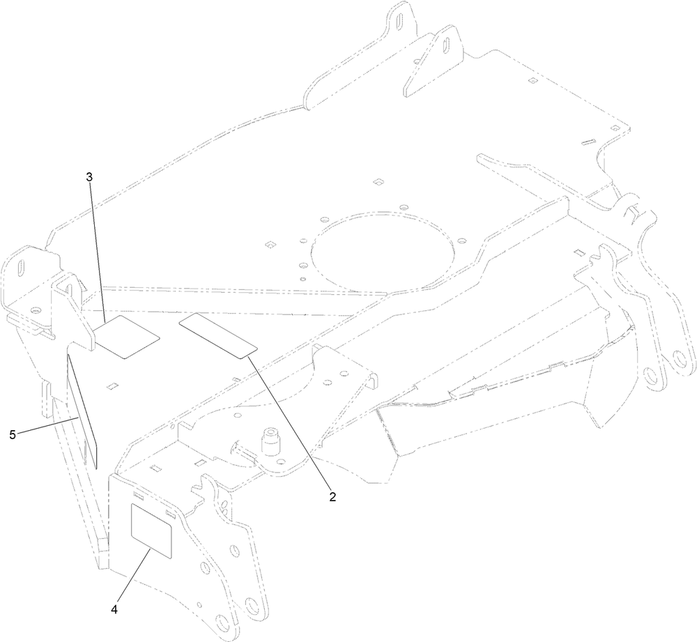 Rh Wing Deck Decal Assembly No. 146-0680 Diagram and Parts List for 74090 414087804 - 999999999 Toro Lawn Tractor