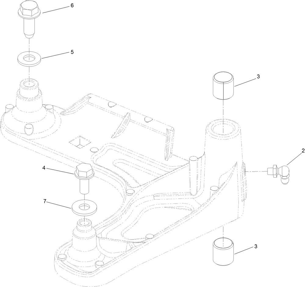 Idler Arm Assembly Diagram and Parts List for 74463 400000000-402099999 Toro Lawn Tractor