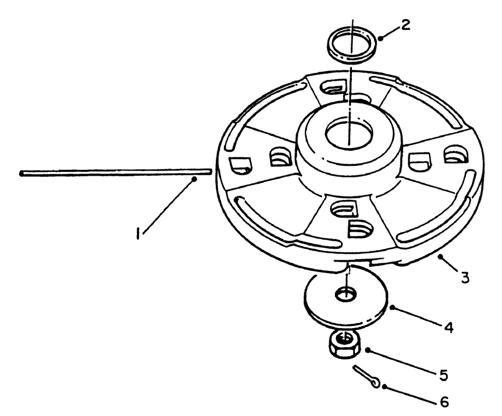 Metallic Fixed Line Cutter Head (Optional) Diagram and Parts List for 51650 2000001 - 2999999 Toro Trimmer