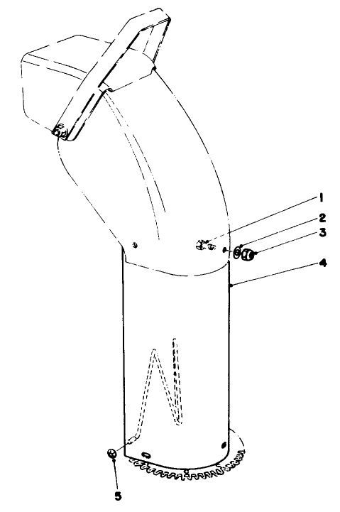 Chute Extension Kit 26-1100 Diagram and Parts List for 30570 90001 - 99999 Toro Snow Blower