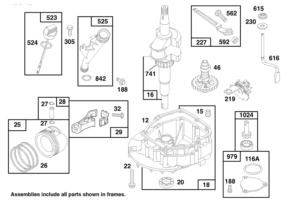 Engine Gts 150 Diagram and Parts List for 26633 7900001 - 7999999 Toro Lawn Mower