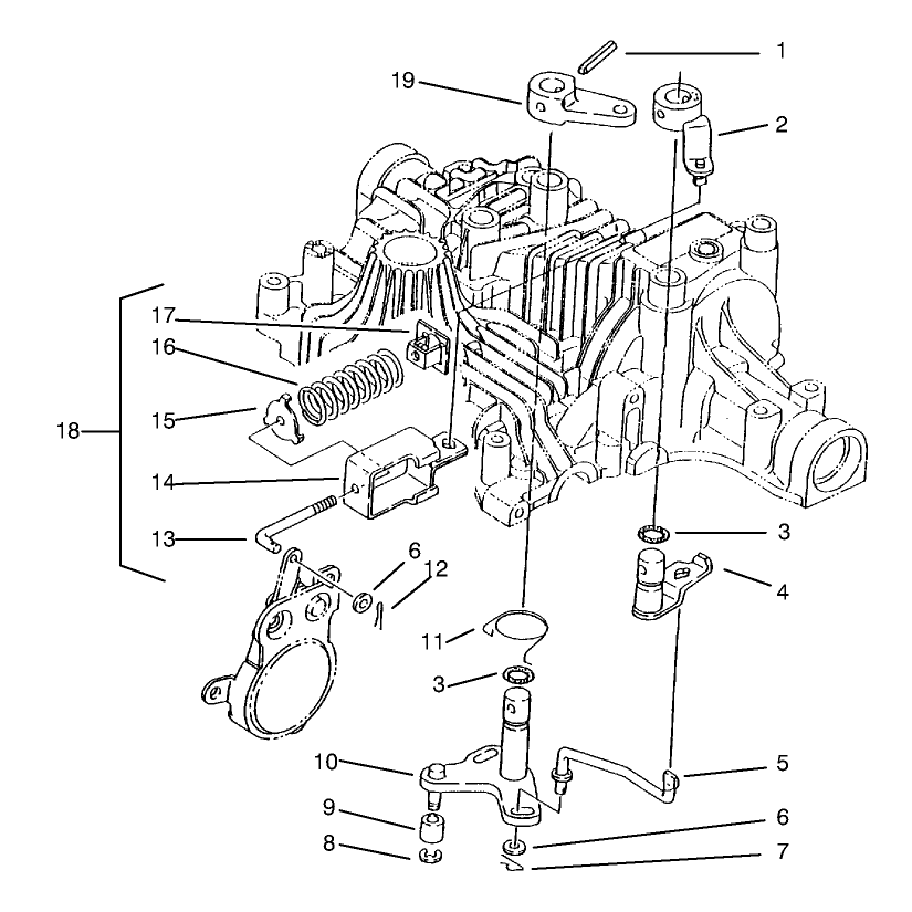 Brake Interlock Diagram and Parts List for 72102 8900001 - 8900399 Toro Lawn Tractor