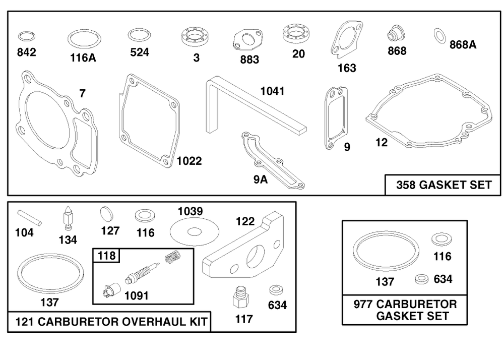 Engine Gts 150 (Model No. 20466 Only) Diagram and Parts List for 20466 6900001 - 6999999 Toro Lawn Mower