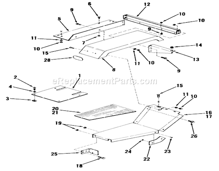 Page U Diagram and Parts List for 81-16OS01 1978 Toro Lawn Tractor