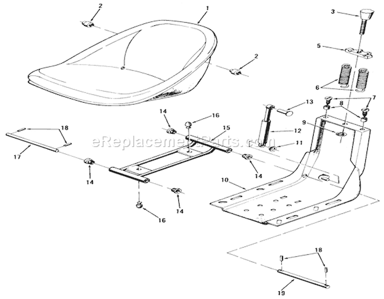 Page Q Diagram and Parts List for 91-20RG01 1981 Toro Lawn Tractor