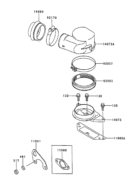 Air-Filter/Muffler Diagram and Parts List for 74213 (220000001-220999999)(2002) Toro Lawn Mower