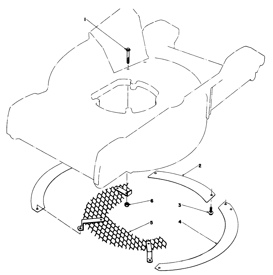 Leaf Shredder Kit No. 59100 (Optional) Diagram and Parts List for 20772 0000001 - 0999999 Toro Lawn Mower