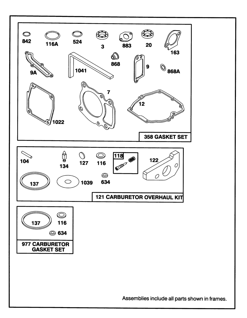 Engine Gts-150 Diagram and Parts List for 20928B 49000001 - 49999999 Toro Lawn Mower