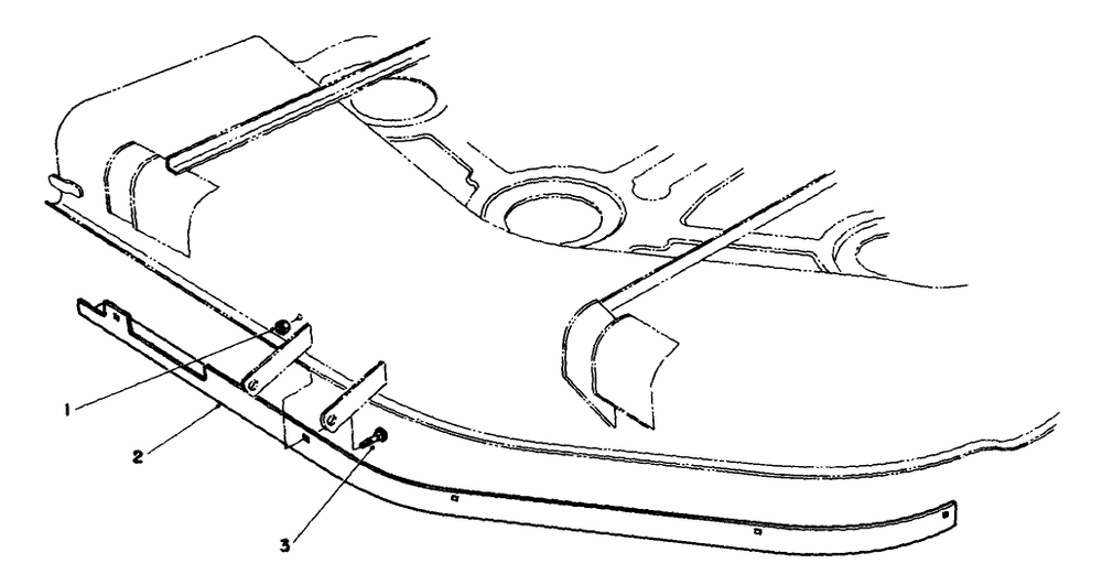 Baffle Kit Model No. 68-7210 (For Cutting Unit Model 30555) Diagram and Parts List for 30798 9000001 - 9999999 Toro Lawn Tractor