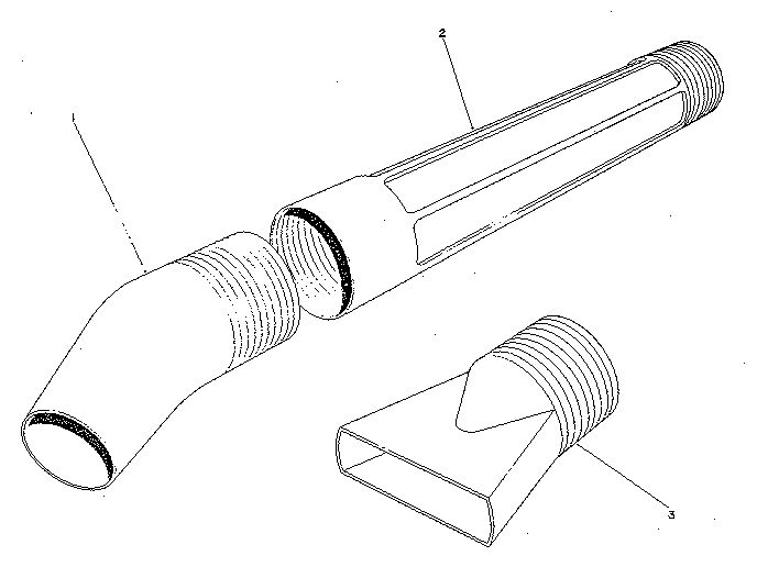 Blower Tube Assembly Diagram and Parts List for 51525  Toro Leaf Blower / Vacuum